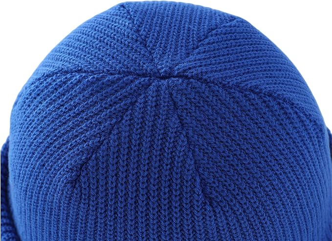 Connectyle Classic Double Layer Knit Beanie Hat Warm Thick Acrylic Winter Hats Daily Cuffed Beanies Watch Hat for Men Women