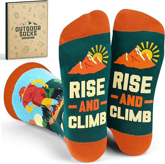 Rock Climbing Gifts - Innovative Rock Climbing Socks, Ideal Gift for Climbers, Unique Gifts for Men, Enhancing Climb Exper...
