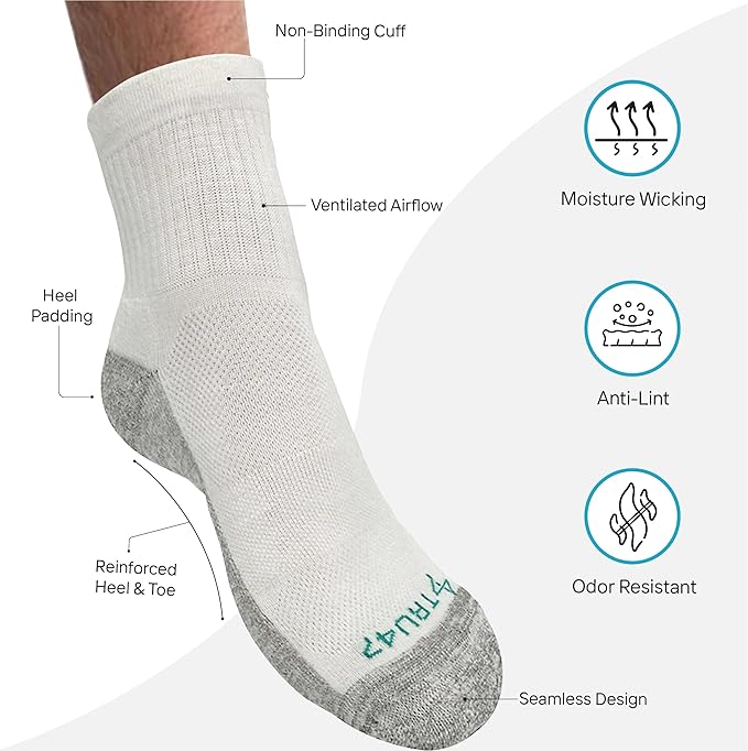 TRU47 Grounding & Earthing Products | Grounding Socks | Socks Made With 99.99% Pure Silver Thread
