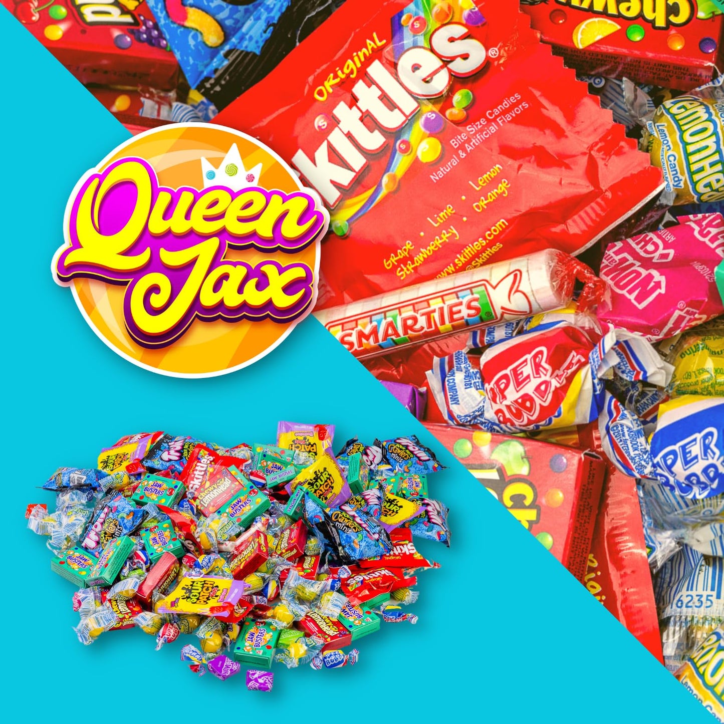 Pinata Candy Mix- Assorted Candy Variety Pack - 4 lb - Individually Wrapped - Piñata Stuffers - Bubble Gum, Fruity Sweets, Chewy Candies - Easter Candies - Bulk Individually Wrapped