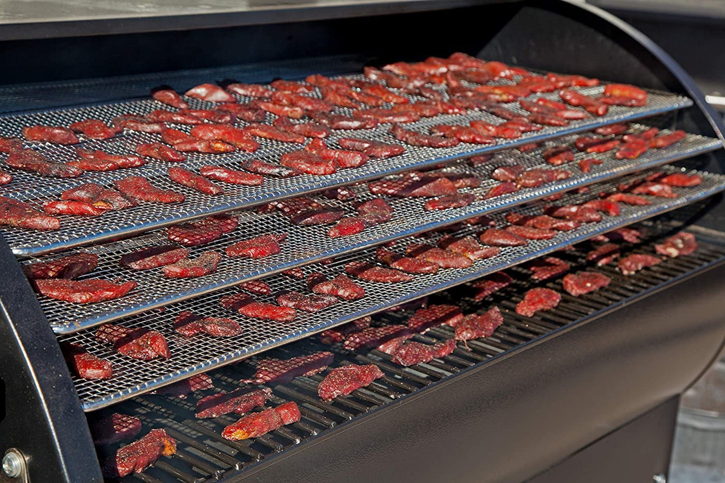 Camp Chef Pellet Grill Jerky Racks - Jerky Racks for Grill Accessories - Perfect Jerky Gift for Men - Fits 36 Pellet Grill - 3 Racks