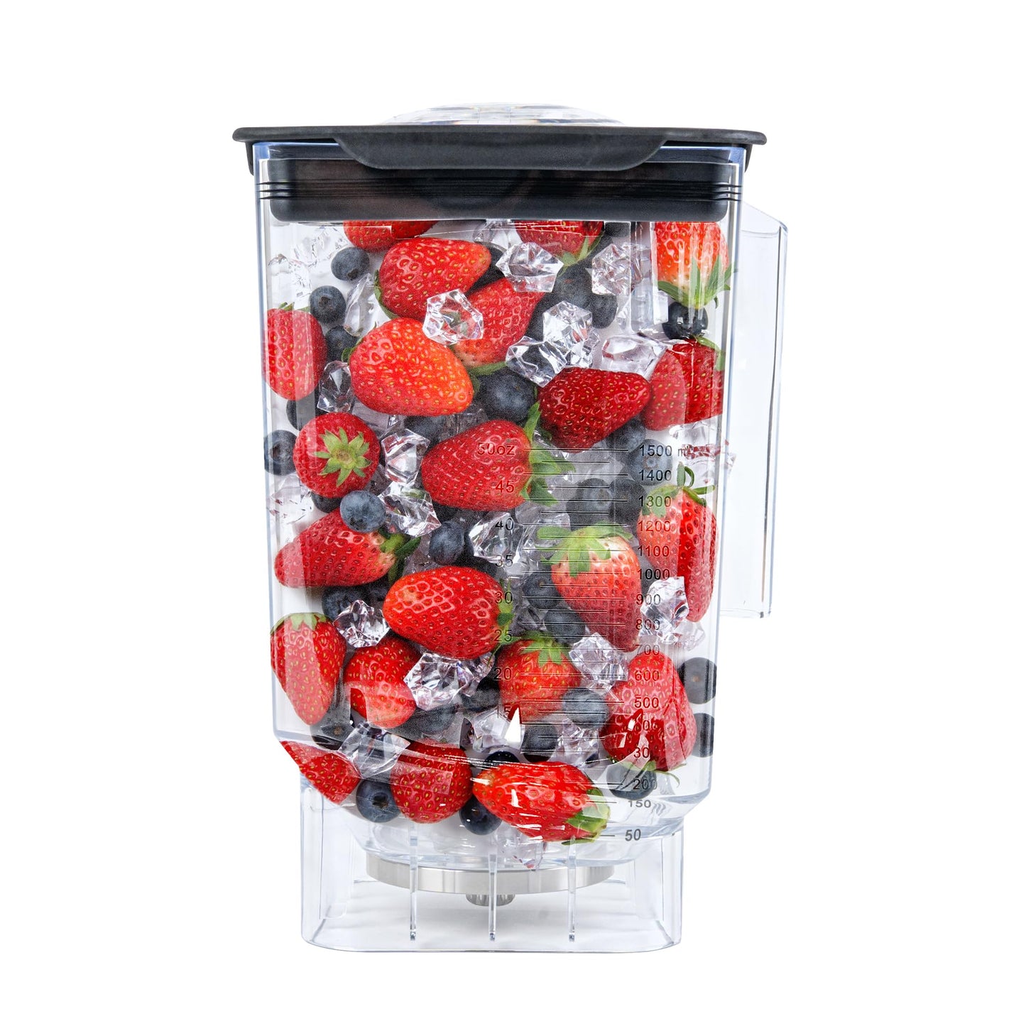 Restaurantware-Hi Tek 48 Ounce Commercial Blender Jar, 1 Replacement Jar For Heavy-Duty Commercial Blender - 'S' Shaped Blade, Shatterproof, Clear Tritan Container, For Juices Or Smoothies
