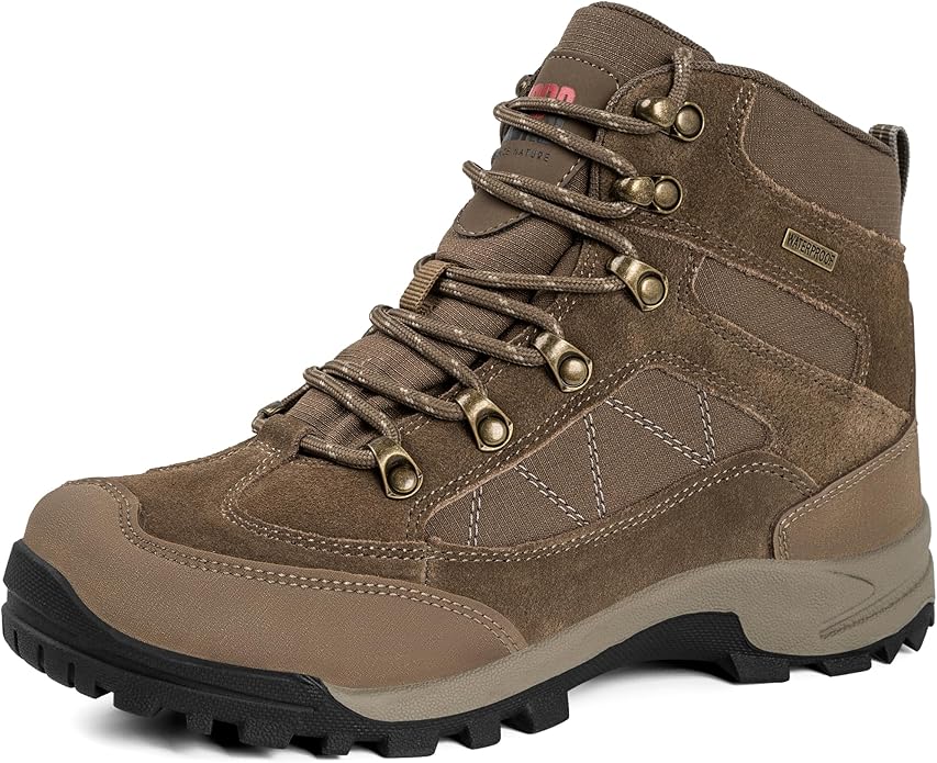 R CORD Hiking Boots Women Waterproof Ankle Support Womens Hiking Boots Backpacking Boots Breathable Non-slip Durable Boots...