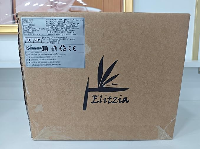 Hair Steamer Micro Mist Scalp Detoxify for Hair Wash Reclining Chair Bed Attachment Professional Hair Care for Salon SPA Barber Shop Fully Metal Meterial Elitzia ET1940