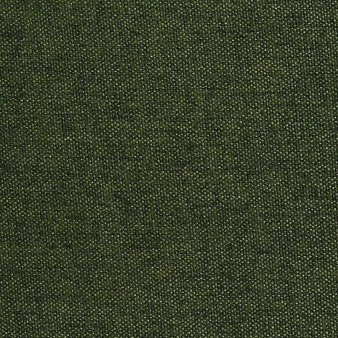 AAAAAcessories D-Shaped Chair Cushions, 2" Thick Dining Chair Pads with Ties and Removable, Machine-Washable Cover, 17" x 16", Set of 8, Dark Olive Green