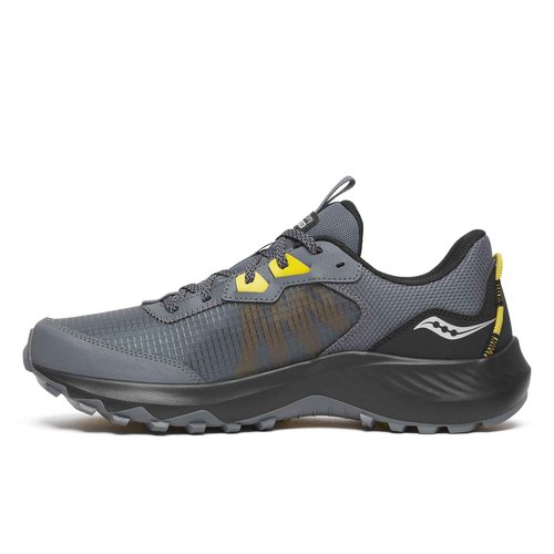 Saucony Men's Aura Tr Hiking Shoe, Carbon/Oak, 9.5