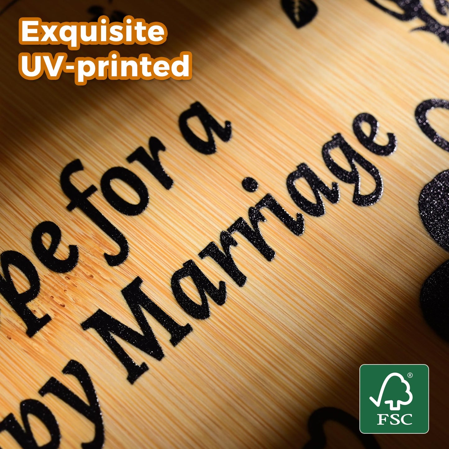 Wedding Gifts for Couples 2025: Personalized Bridal Shower Gift for Bride - “Recipe for a Happy Marriage”Heartfelt Bamboo Cutting Board + 3-Piece Engraved Utensils | Mr & Mrs Newlyweds