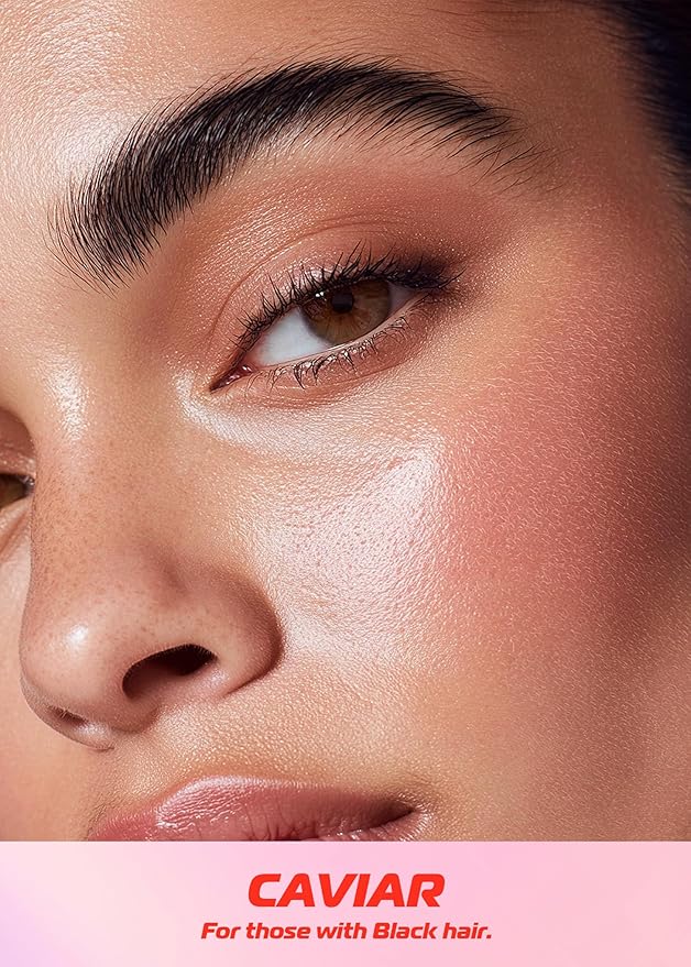 MAKUP Skinny Brow, Ultra Precise Eyebrow Pencil, Creamy, Micro Stroke Pencil Defines to Create Full, Natural Brows Black (Caviar)