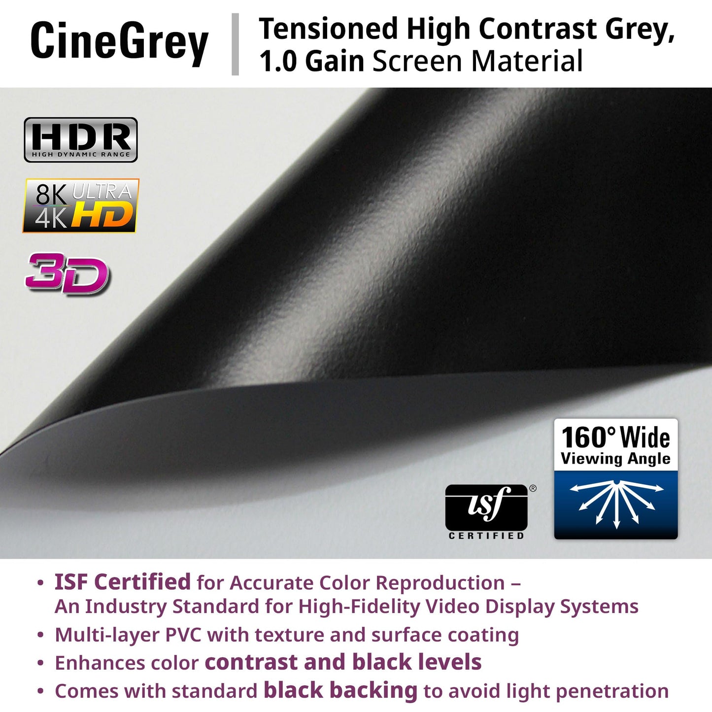 Elite Screens VMAX Tab-Tension 3 Series, 125 INCH Motorized Projector Screen, 16:9 CineGrey High Contrast Electric Drop-Down, 4K/8K HDR, IR/RF Remote, VMAXT125UCH3
