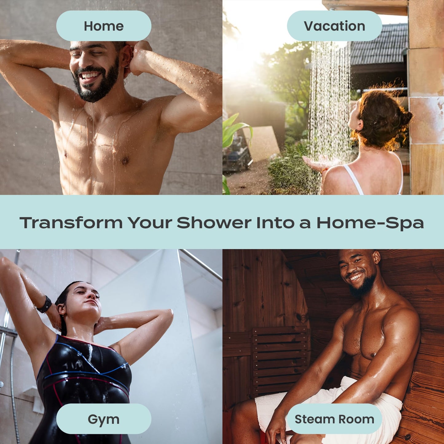 Body Restore Shower Steamers Aromatherapy 15 Pack - Birthday Gifts for Women, Men, Travel Essentials, Stress Relief, Relaxation, Self Care - Eucalyptus