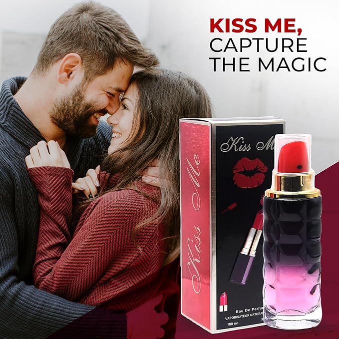 4-Piece Women's Perfume Set with 10ml Rollerball, EDP Collection, Variety of Fragrances,Long Lasting Fragrance (Catherine/Kiss Me/Gorgeous Flower/COOL GIRL-Pink)