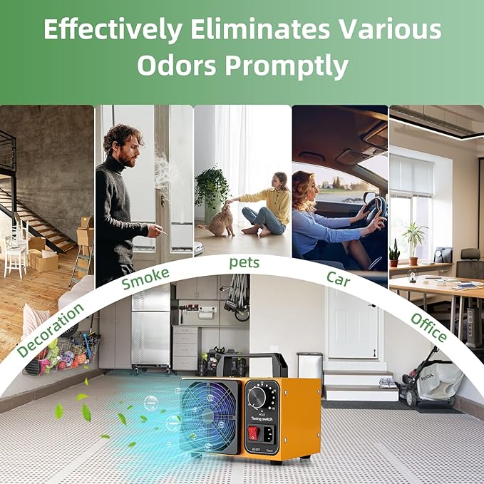 HHGM 9000 Million Dual-Fan Negative Ion Air purifier Odor Eliminator Air Purifiers Filterless Ionizers Air Freshener Air Cleaners for home, Office, Dust, Pets, Smoke