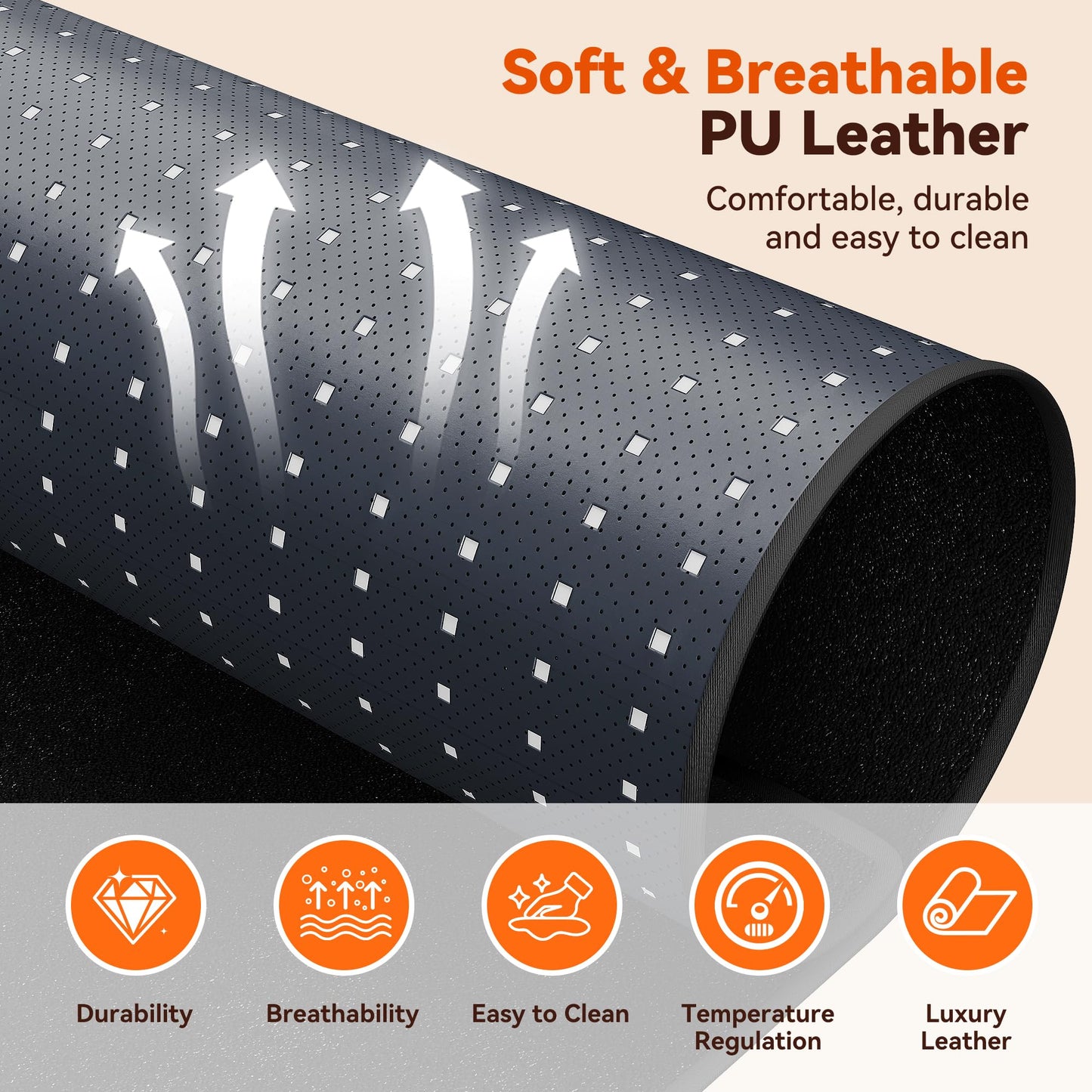 Extra Large Red Light Therapy Mat, High-Density LEDs Full Body Red Light Therapy, 660nm & 850nm Dual Wavelengths, Foldable Red Light Therapy Blanket with Timer, 65" x 20"