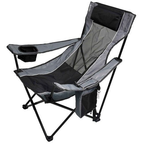 Kijaro Elite Sling Camping Chair - Perfect for Chilling at Outdoor Activities, Sports Games, & Family Events - Hallett Peak Gray…