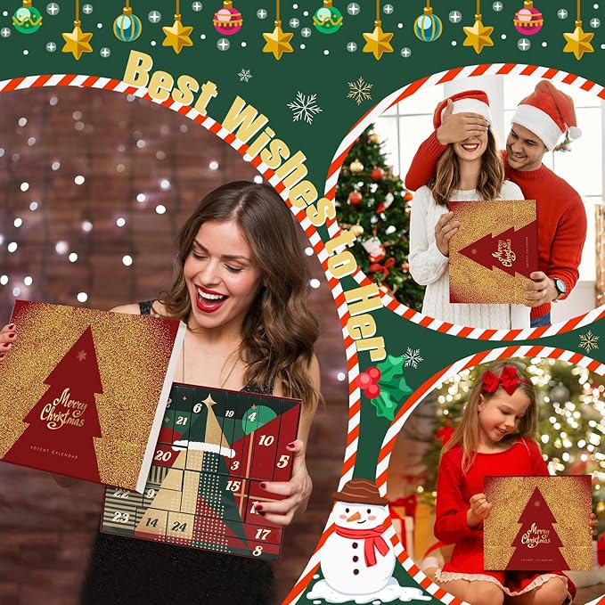 Makeup Advent Calendar 2025 for Teen Girls, 24 Individually Boxed Christmas Countdown Beauty Advent Calendar Kit Women, 2025 Advent Calendar Make Up Gift Set