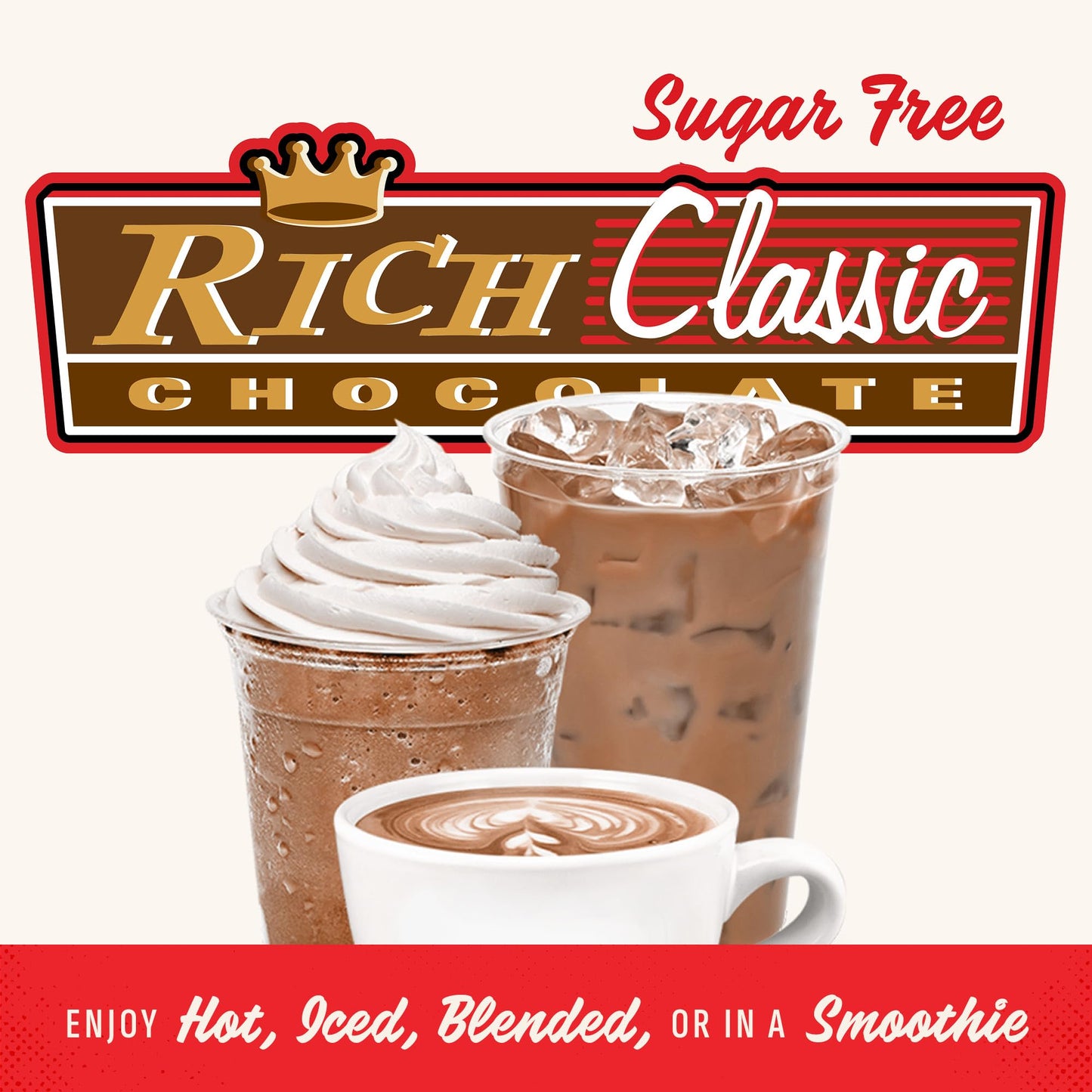 Gosh That’s Good! Sugar-Free Rich Classic Chocolate Flavor – 2 lb – Low-Calorie, Lactose-Free