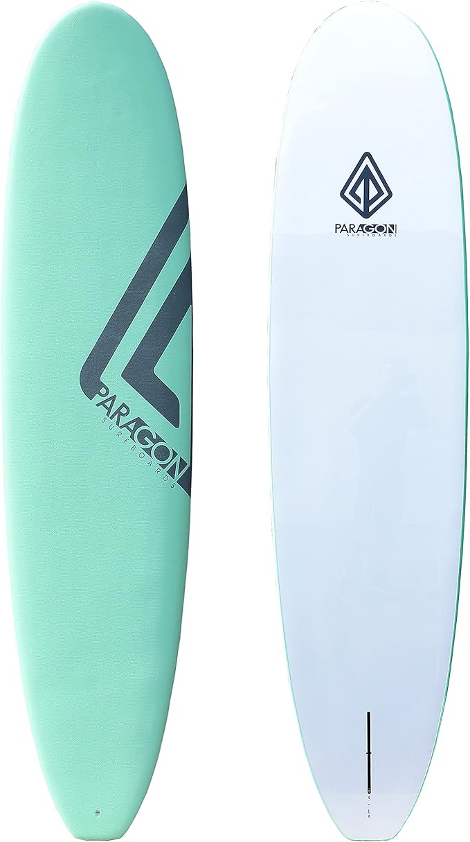 Paragon Surfboards Performance Soft-Top Surfboard | Handshaped, Fun & Easy to Ride | 5'6" | 7'6" | 8'0" | 9'0"