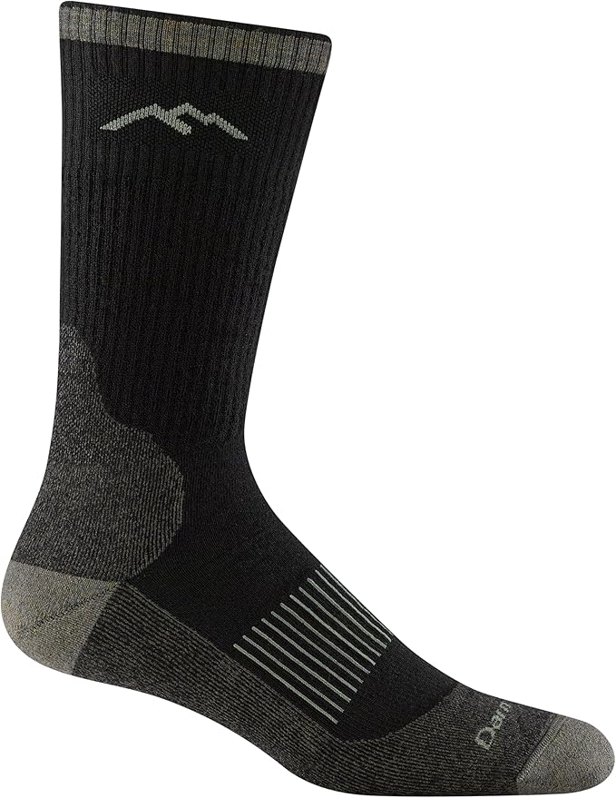 Darn Tough Men's Merino Wool Hiking Socks - Breathable, Lightweight Thick Socks - Charcoal, Medium