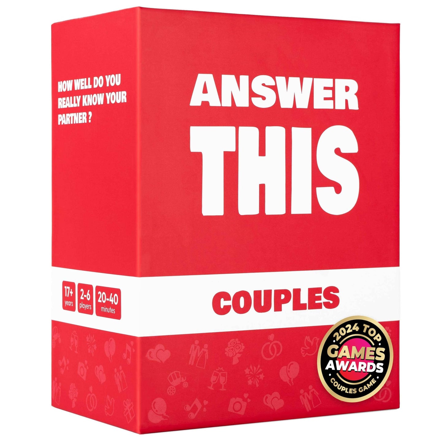 Answer This - Do You Really Know Your Partner? - Couples Game for Adults - 150 Fun & Interactive Conversation Cards for Date Night, Game Night or Valentines – Great Anniversary or Engagement Gift