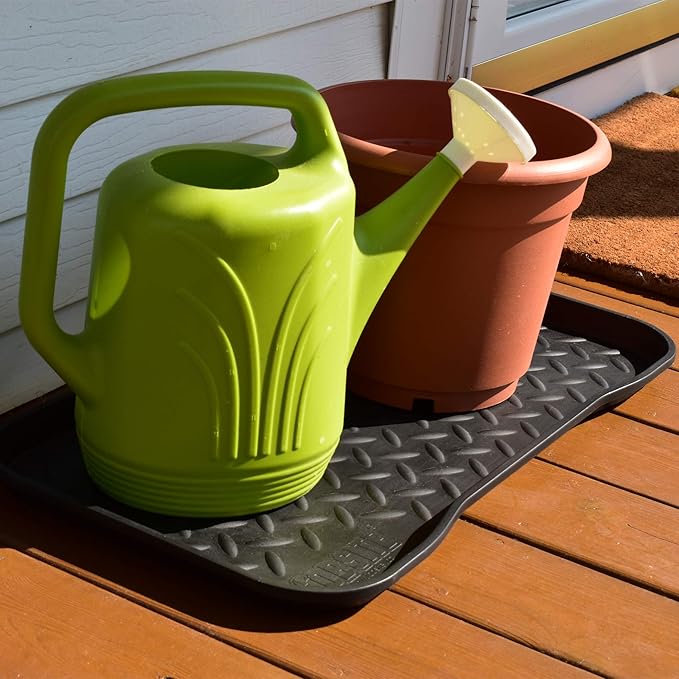 JobSite Heavy Duty Boot Tray, Multi-Purpose for Shoes, Pets, Garden - 15 x 28 Inch - 6 Trays