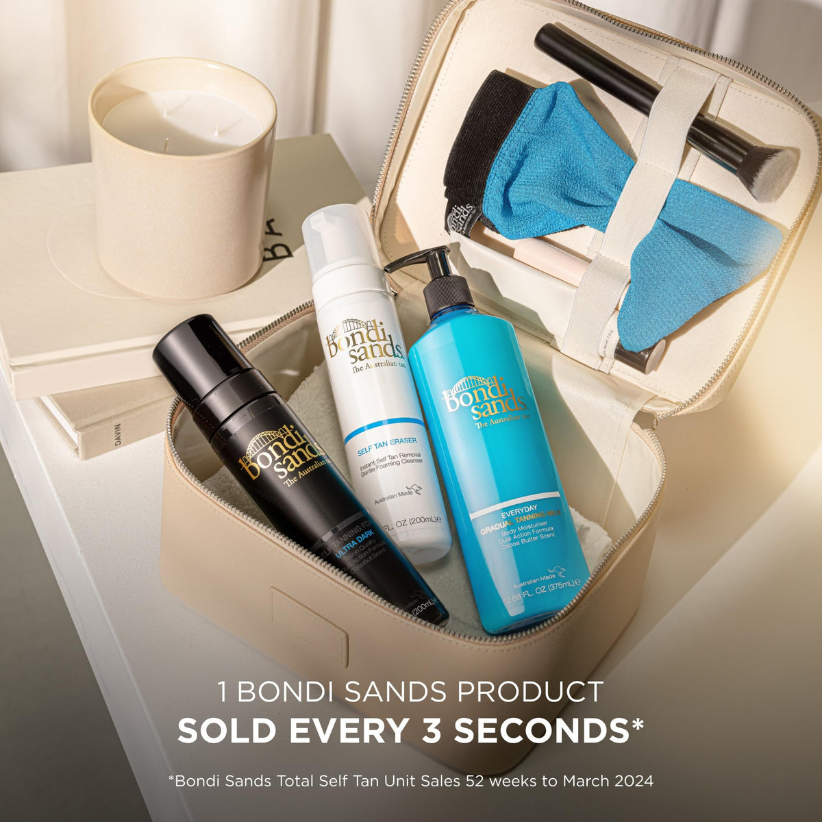 Bondi Sands Everyday Gradual Tanning Milk | Long-lasting, Tanning Body Moisturizer Enriched With Aloe Vera and Vitamin E for Glo