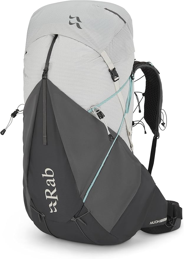 Rab Women's Muon ND Hiking Pack - Lightweight Durable Backpack for Hiking, Trekking, & Backpacking - Pewter/Graphene - 50-...
