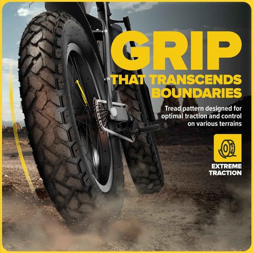 ULTRAVERSE 26x4 E-Bike Fat Tire - Robust, High-Performance 26inch Fat Tyre for MTB and Ebikes, Durable All-Terrain Directional Tread, Superior Density for Street & Trail Adventures-1 Unit