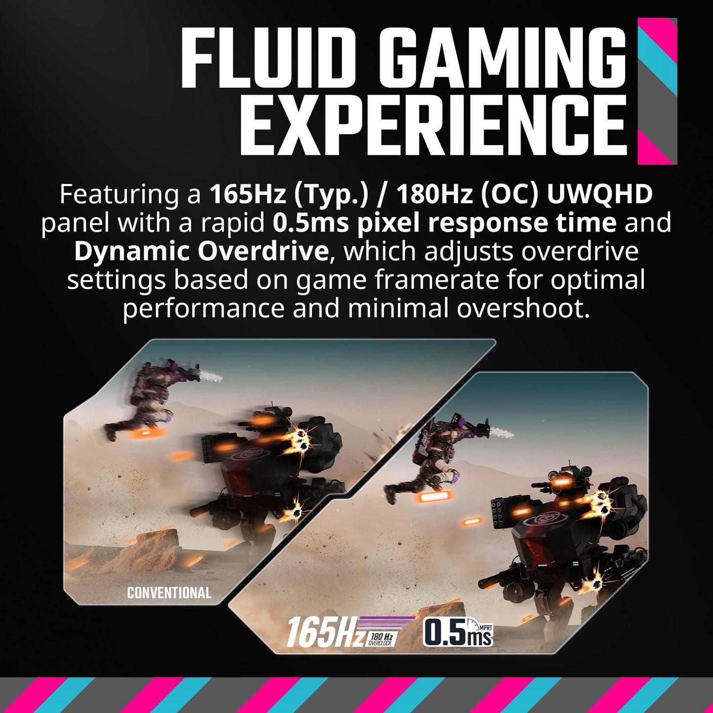 Cooler Master GM34-CWQ2 34” Curved UWQHD 3440 x 1440 VA Quantum Dot Gaming Monitor | Up to 180Hz | Up to 0.5ms | Curve 1500R | FreeSync Premium|Nvidia | HDR Support |DP1.4 * 1 | HDMI2.0 * 2