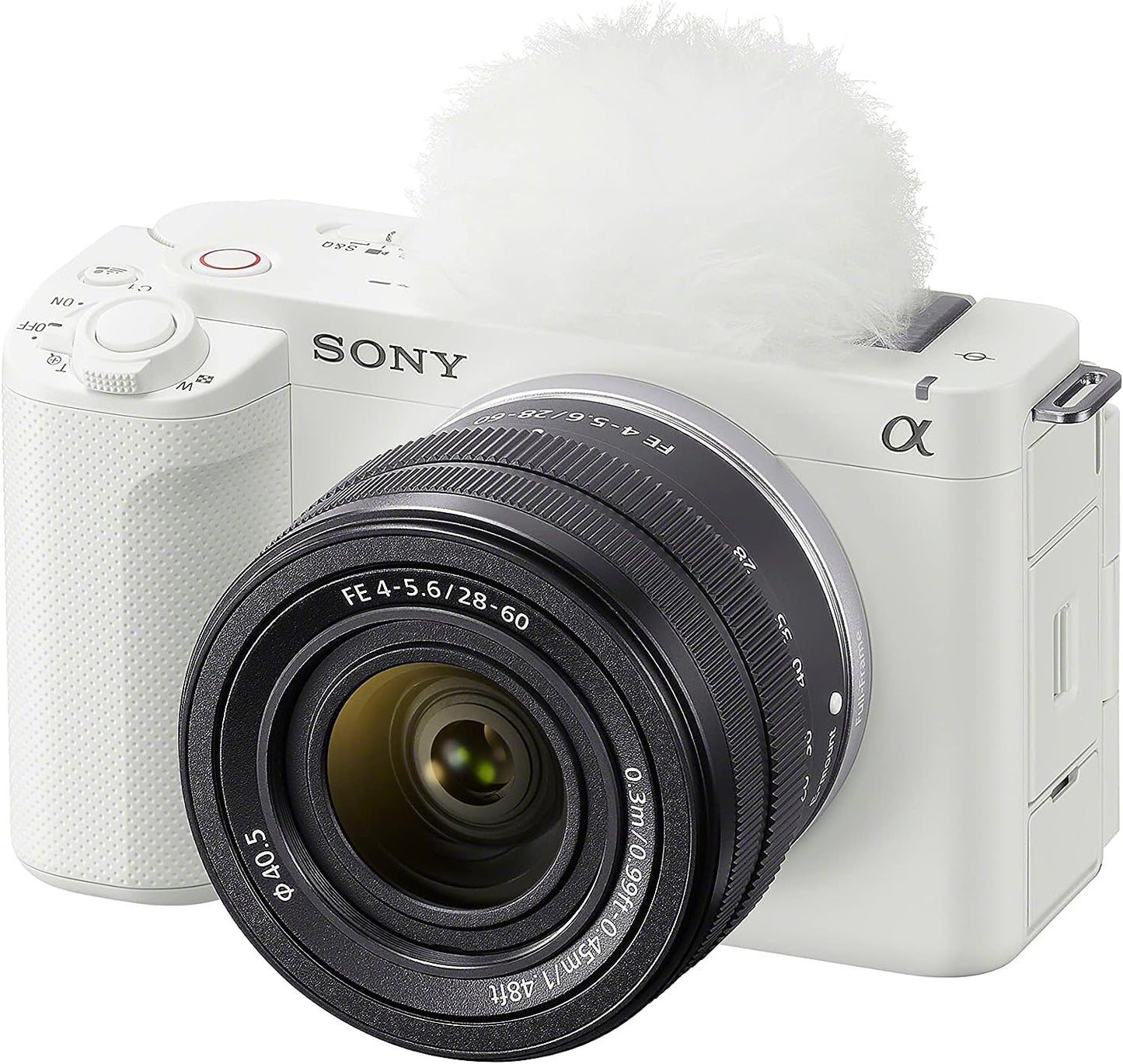 Sony Alpha ZV-E1 Full-Frame Interchangeable Lens Mirrorless Vlog Camera with 28-60mm Lens - White Body