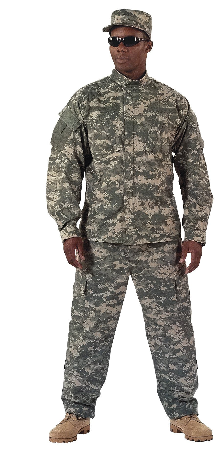 Rothco Camo Combat Uniform Pants - ACU Digital (US, Alpha, X-Large, Regular, Regular, ACU Digital)