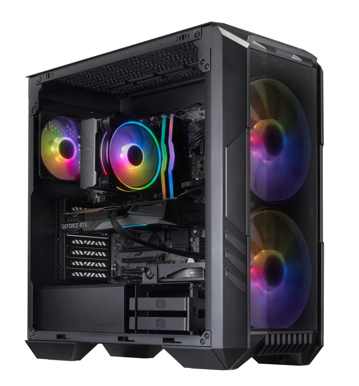 Cooler Master Haf 5 Pro High Performance Gaming Pc - Intel I7 12700F - Nvidia Geforce Rtx 4060-16Gb Ddr4 3200Mhz - 1Tb M.2 Nvme