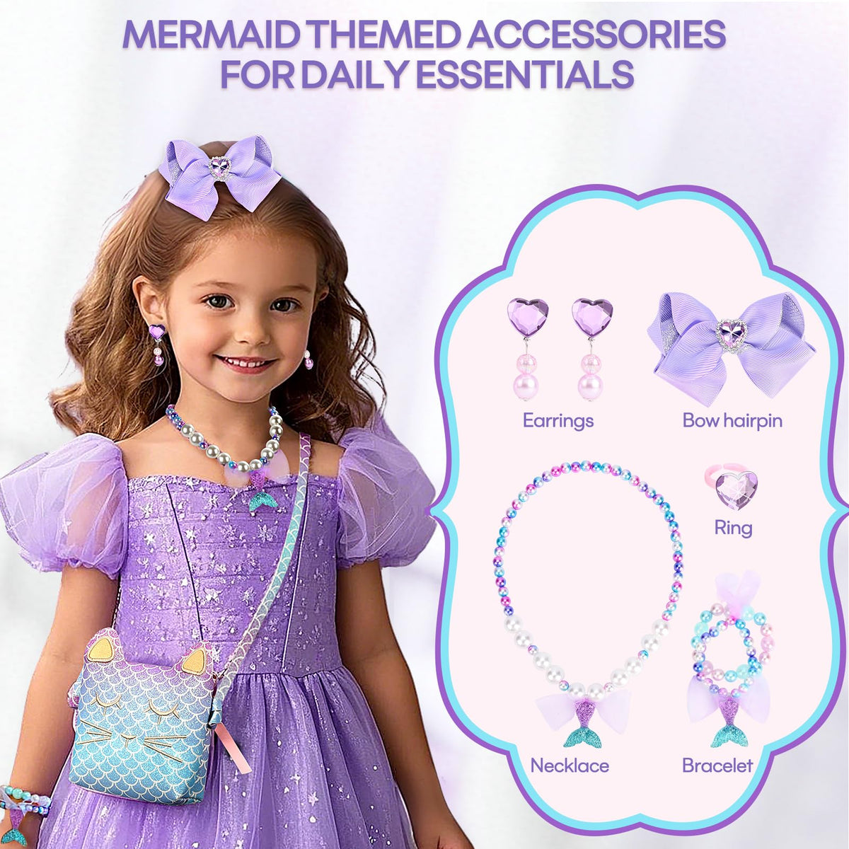 mibasies Toodler Girl Toys Gifts for 2 3 4 5 6 7 8 Years Old Girls Birthday, Easter Basket Essentials Stuffers Little Girl Vanity Set