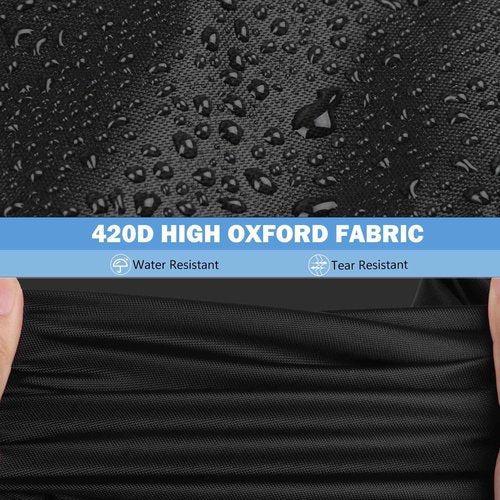 Jungda Golf Cart Cover,Waterproof Universal 4 Passenger Golf Cart Covers,Golf Cart Accessories for Outdoor Storage Protective - 120"L x 55"W x 78"H