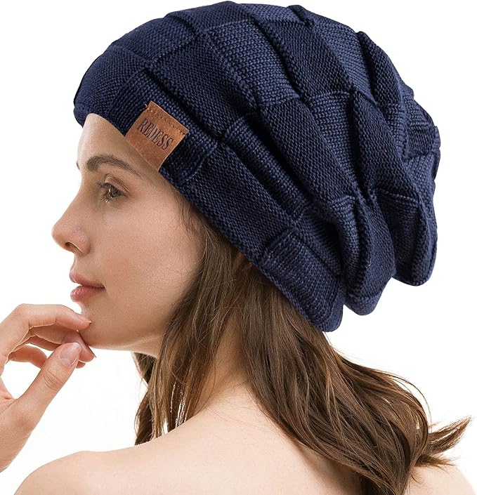 REDESS Beanie Hat for Men and Women Winter Warm Hats Knit Slouchy Thick Skull Cap
