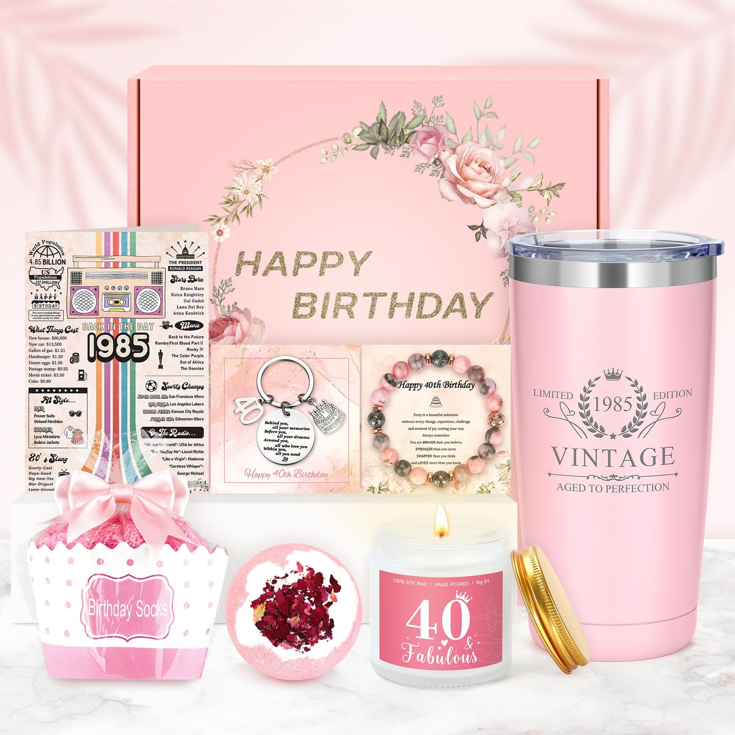 40th Birthday Gifts Women 40 Year Old Birthday Gifts for Women 40th Female Birthday Gift Ideas 40 Year Old Gifts for Woman 40 and Fabulous Gifts for Woman Sister Wife