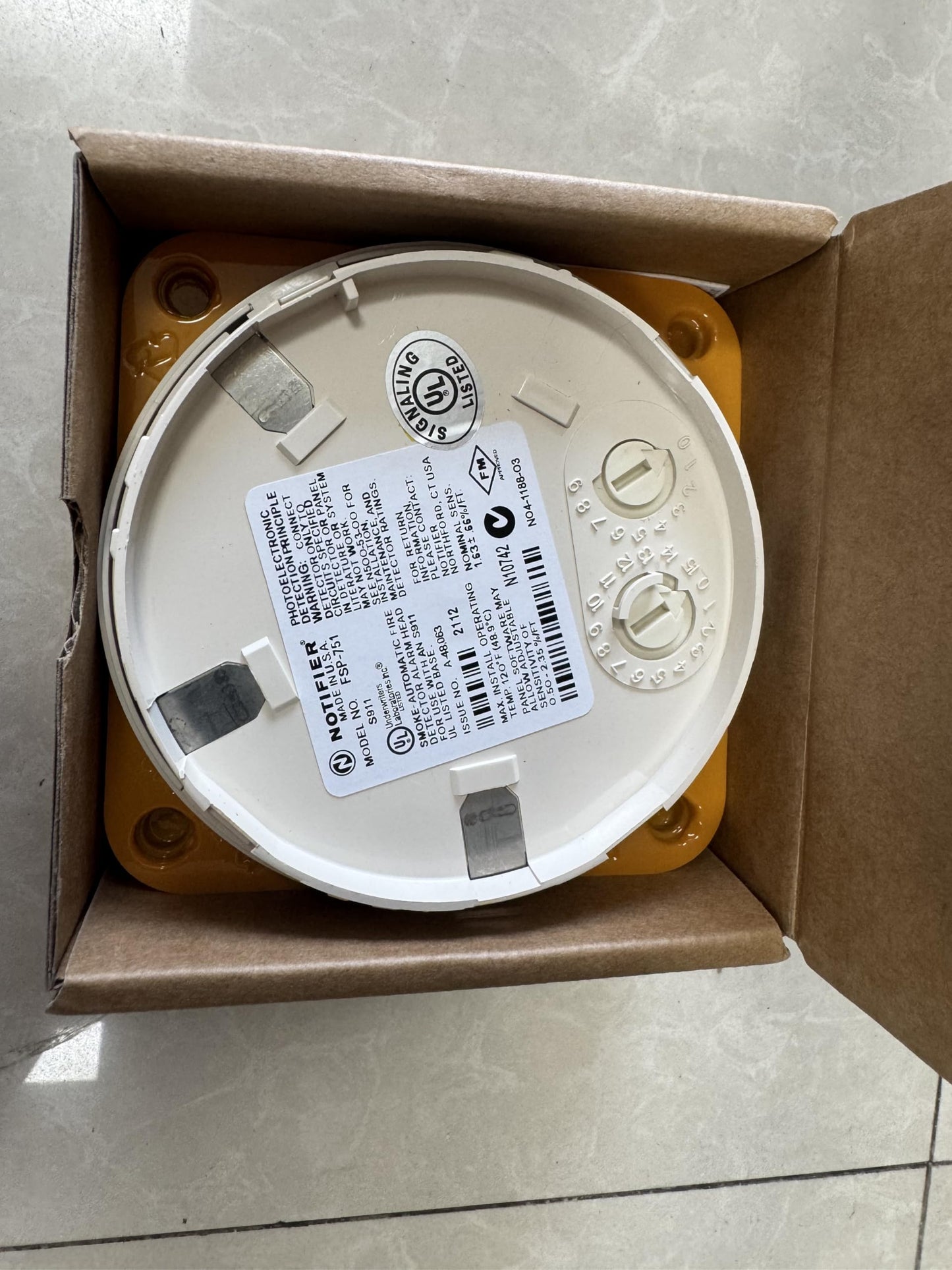 New NOTIFIER FSP-751 Detector FSP 751