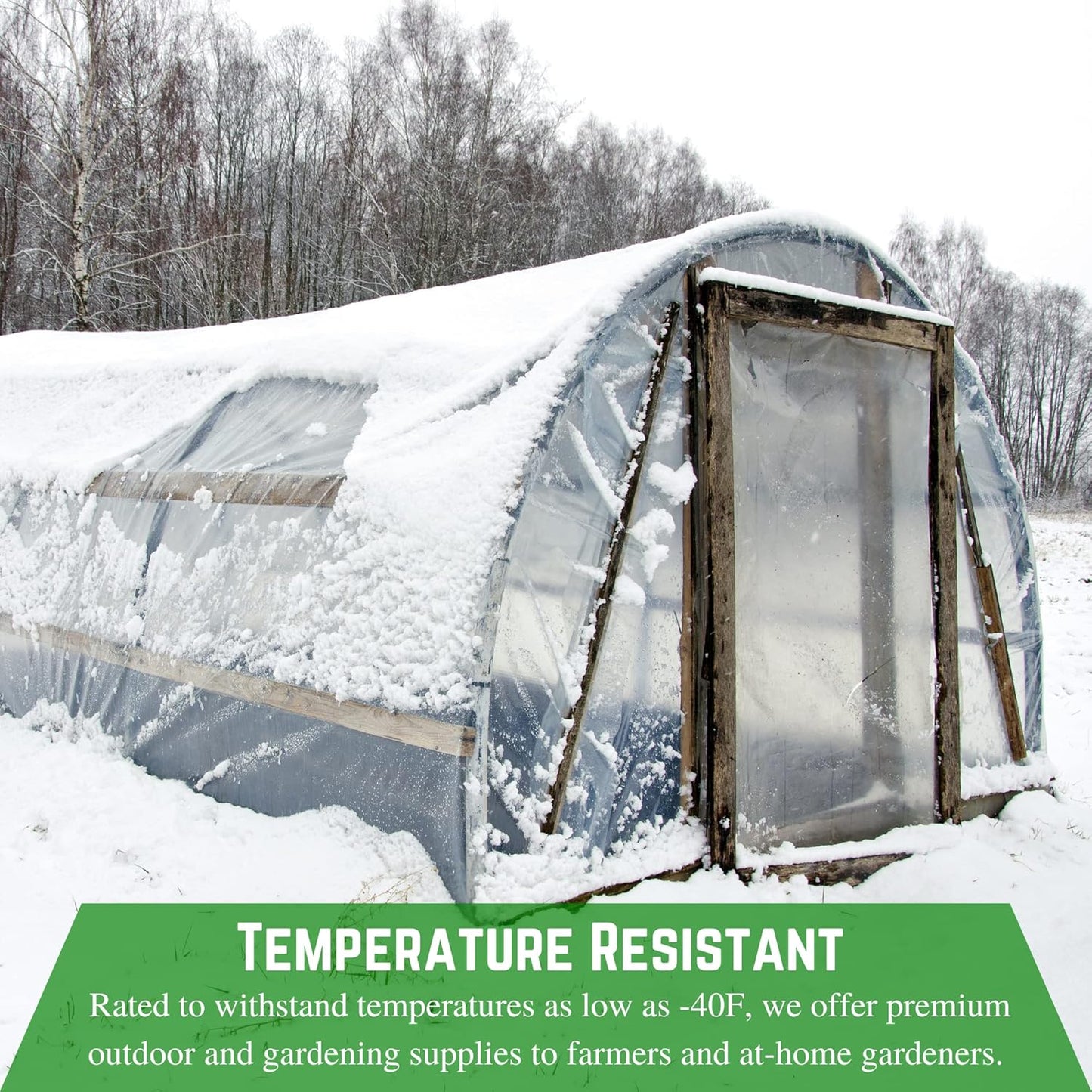 Farm Plastic Supply - Clear Vinyl Sheeting - 15 Mil - (4'6" x 150') - Vinyl Plastic Sheeting, Clear Vinyl Sheet for Storm Windows, Covering, Protection, Tablecloth Protector