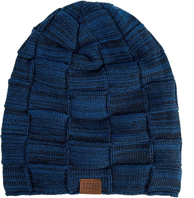 REDESS Beanie Hat for Men and Women Winter Warm Hats Knit Slouchy Thick Skull Cap