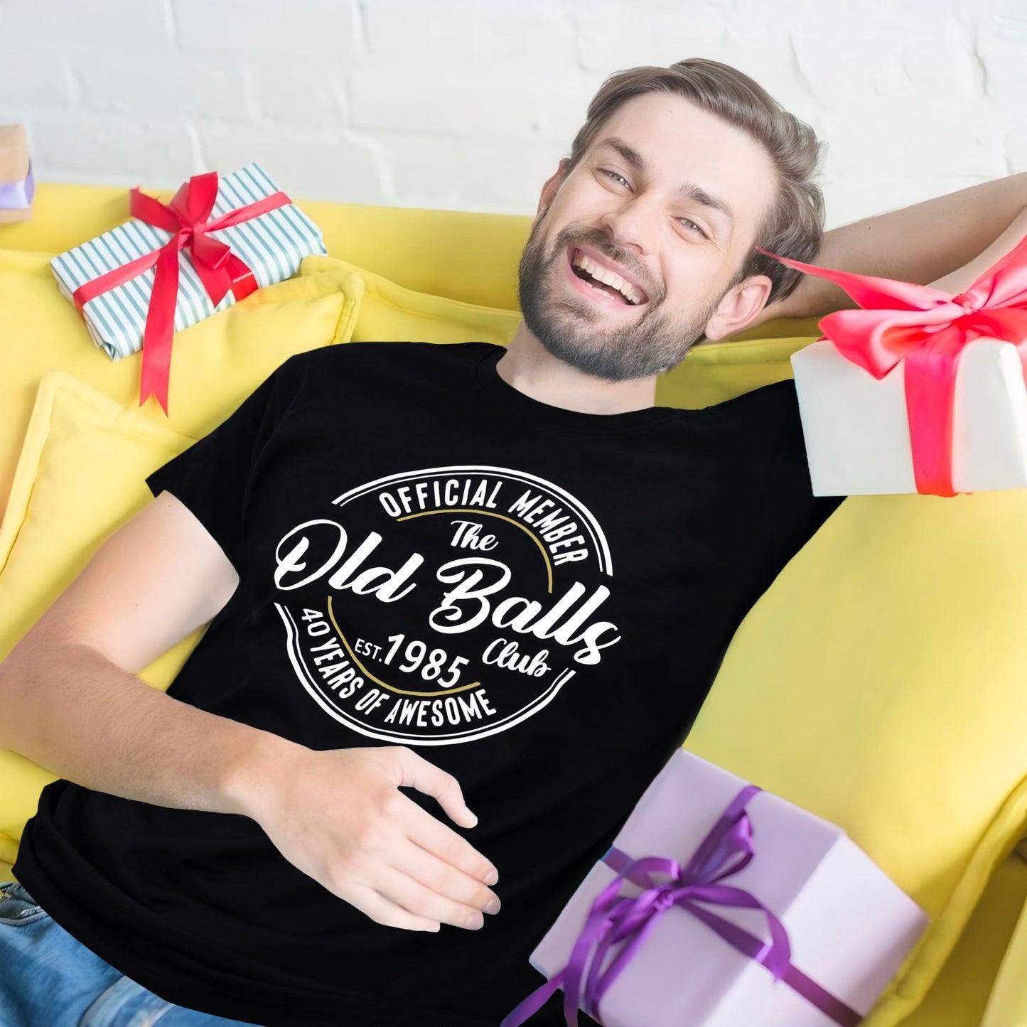 Venrcoxz 1985 T Shirts Funny 40th Birthday Gifts for Men Retro 40th Birthday Party Favors Ideas