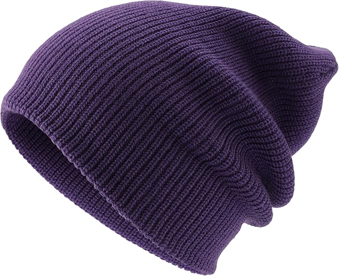 Connectyle Classic Double Layer Knit Beanie Hat Warm Thick Acrylic Winter Hats Daily Cuffed Beanies Watch Hat for Men Women
