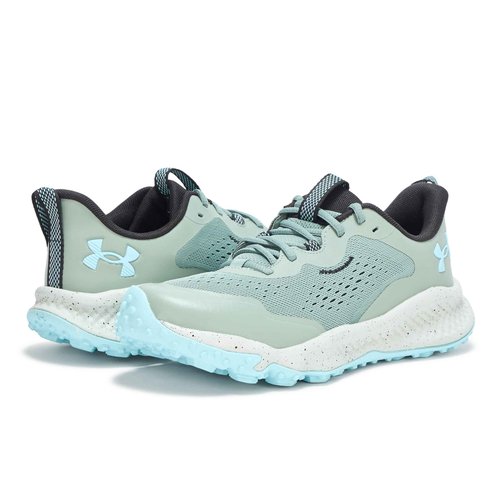 Under Armour Women's Charged Maven Trail, (348) Silica Green/Hydro Green/Stream, 8.5, US
