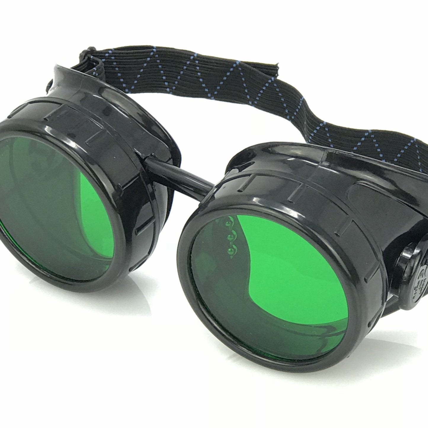 Steampunk Mad Scientist Goggles Rave Glasses Costume Eye Protection Goggles Welding Style Green