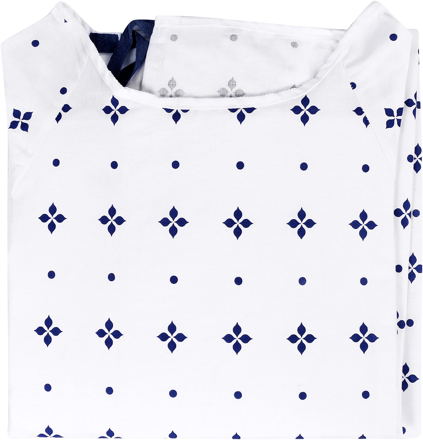 Utopia Care 6 Pack Unisex Hospital Gowns, Patient Gowns for Women and Men with Back Tie, Comfortably Fits Sizes up to 2XL, Pack of 6, Blue Star