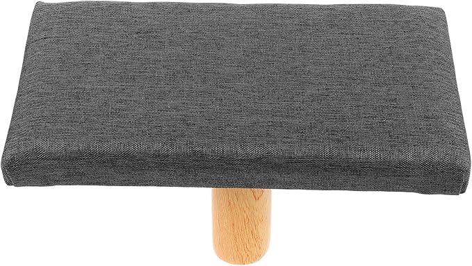 Portable Seiza Bench with Cushion for and Prayer Sturdy Single-Leg Stool for Comfortable Multipurpose Seating for Adults Over Modern Grey Design