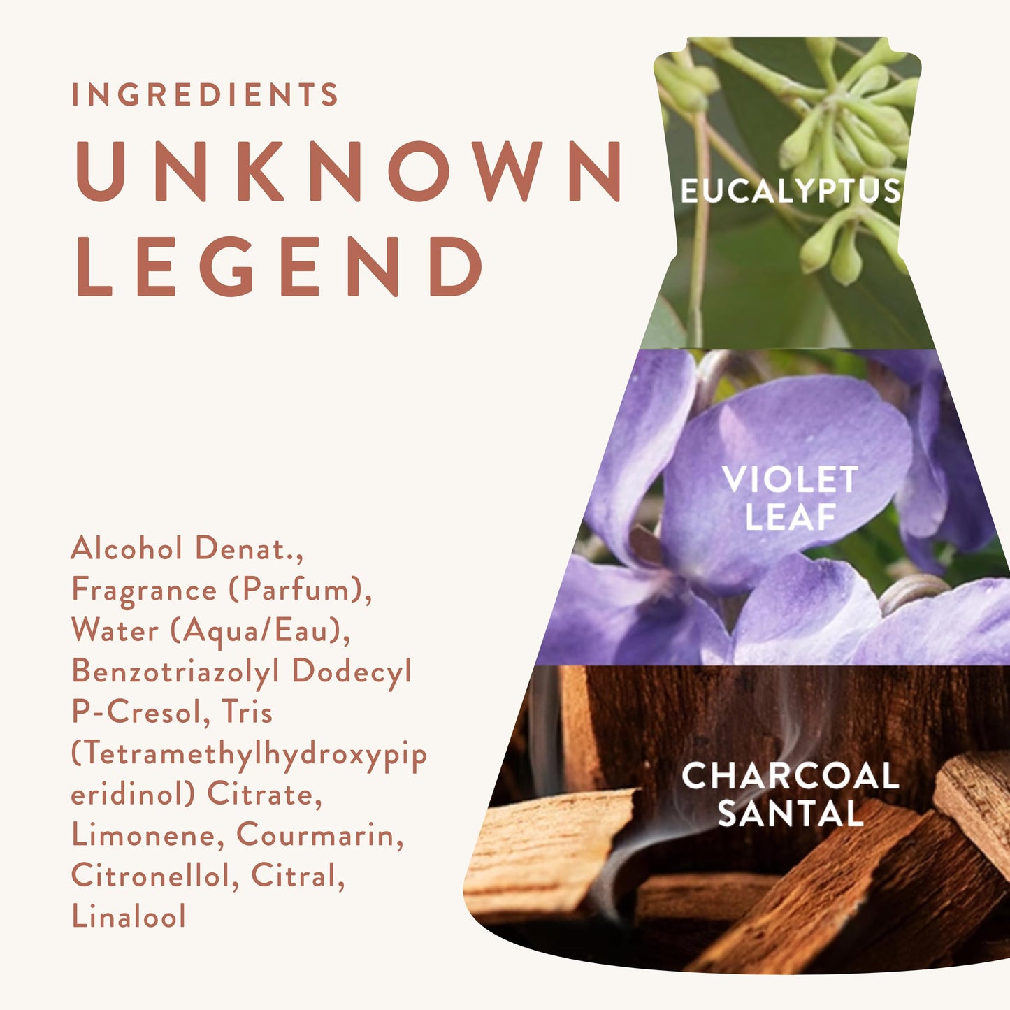 Good Chemistry Unknown Legend Body Mist 5 fl oz - Light, Woody Spray with Eucalyptus, Violet Leaf, & Charcoal Santal - Warm, Clean & Vegan