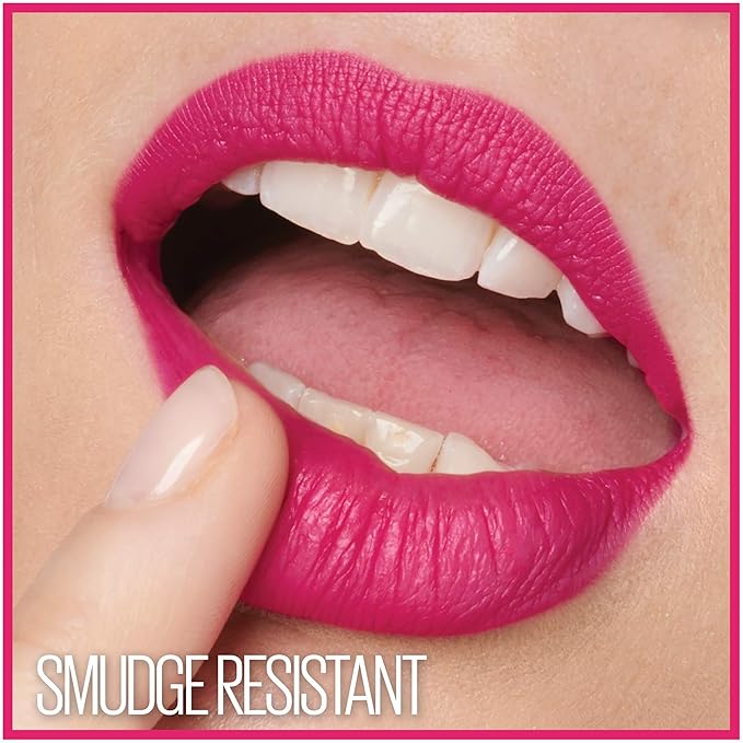 Maybelline SuperStay Ink Crayon Matte Longwear Lipstick With Built-in Sharpener, Laugh Louder, 0.04 Ounce