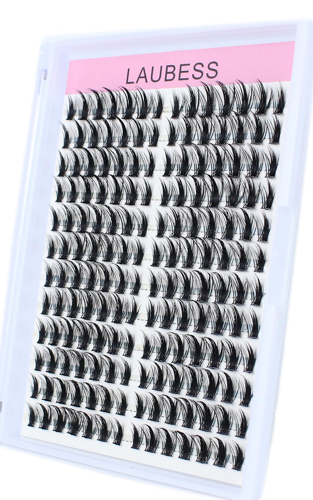 Eyelash Clusters LAUBESS Lash Clusters Individual Lashes Cluster Eyelash Extensions DIY at Home Waterproof Cluster Lashes (Manga
