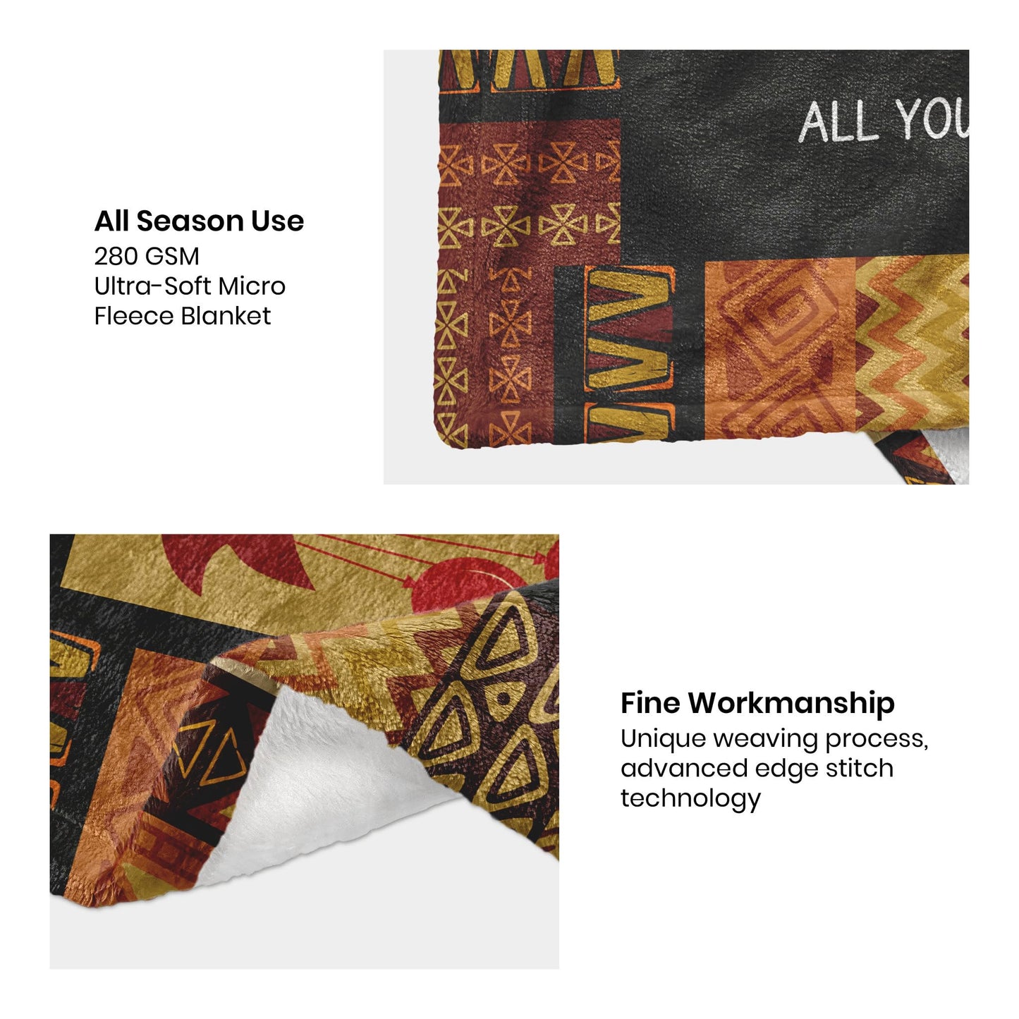 YHIKOUY African American Birthday Gifts for Women Blanket 60"X50", Encouragement Inspirational Bday Gift, Afro Birthday Gifts Idea for Black Mom Lady Women Girl Best Friend