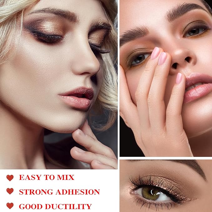 10 Shades Nude Matte Eyeshadow Palette,Shimmer Naked Eyeshadow Palette,Eye Shadow Palette Natural Flash Waterproof Durable Smoked Professional Makeup Palette With Brush 01