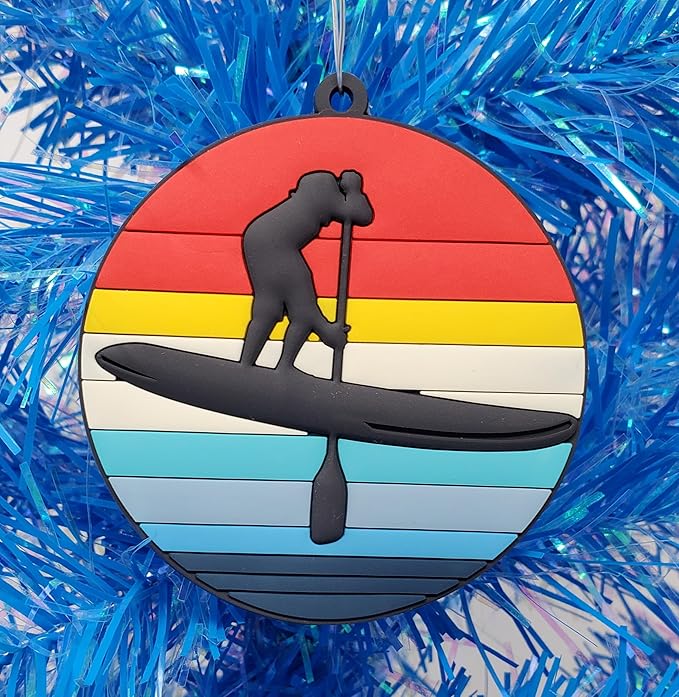 Paddle Boarding Ornament - Paddle Boarder Paddle Board Christmas Ornament